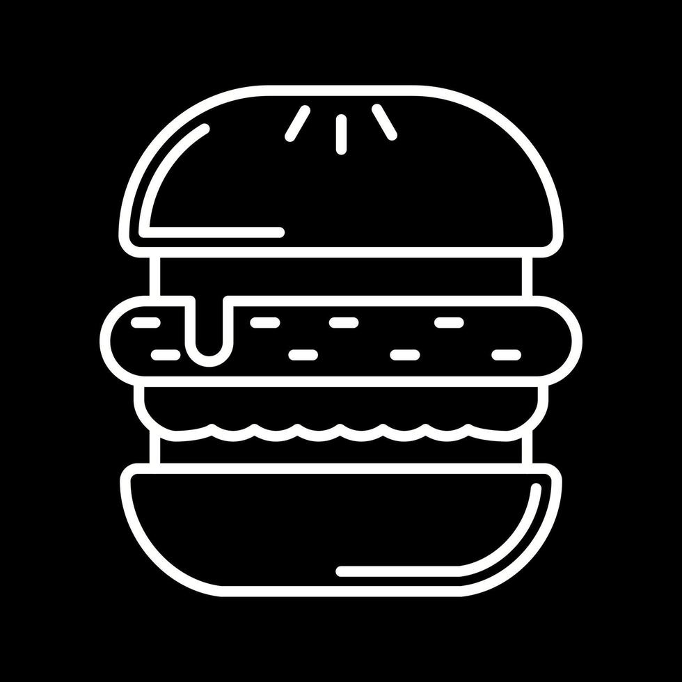 icono de vector de hamburguesa