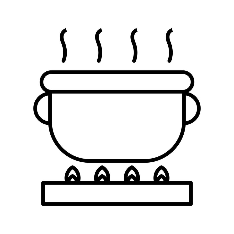 icono de vector de cocina