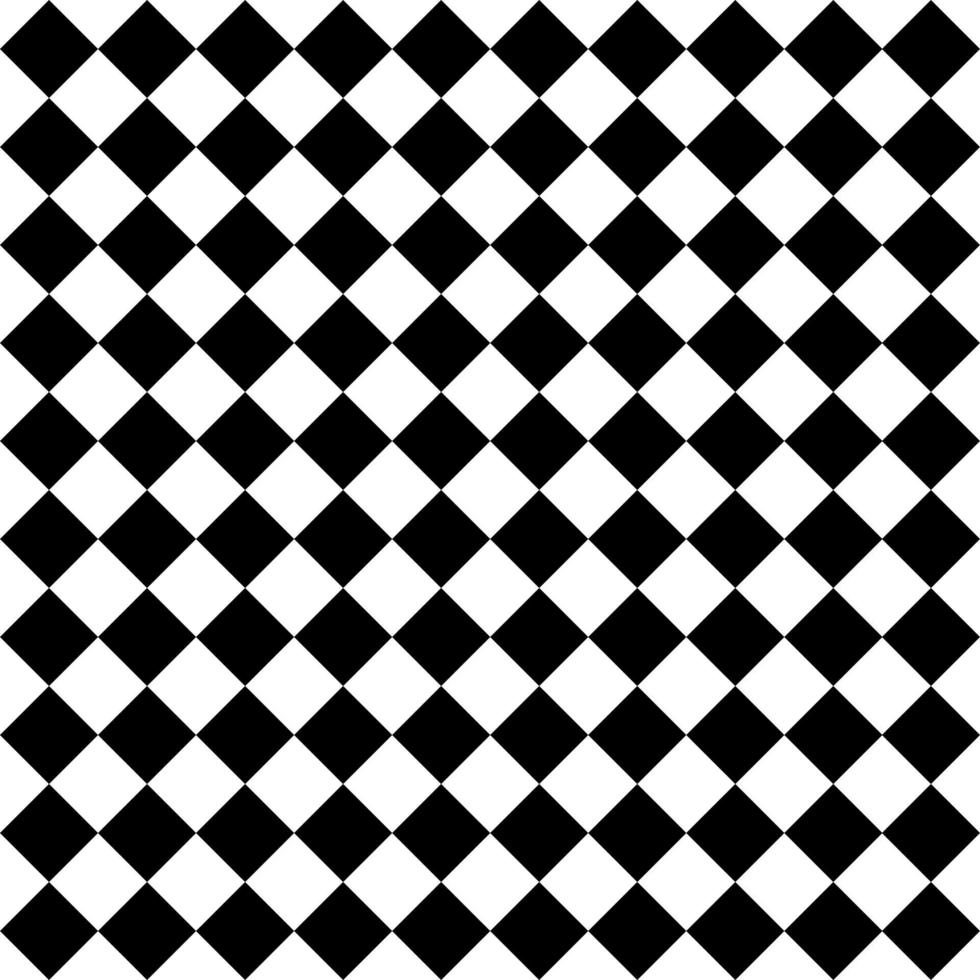 fondo de patrón de tablero de ajedrez transparente en blanco y negro. vector