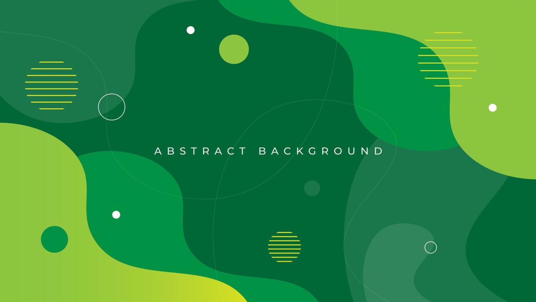 green abstract geometric background shapes vector