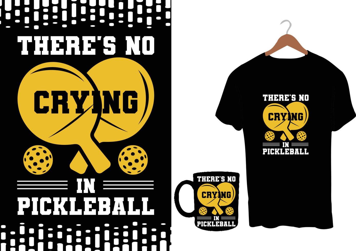 Pickleball tshirt design vector
