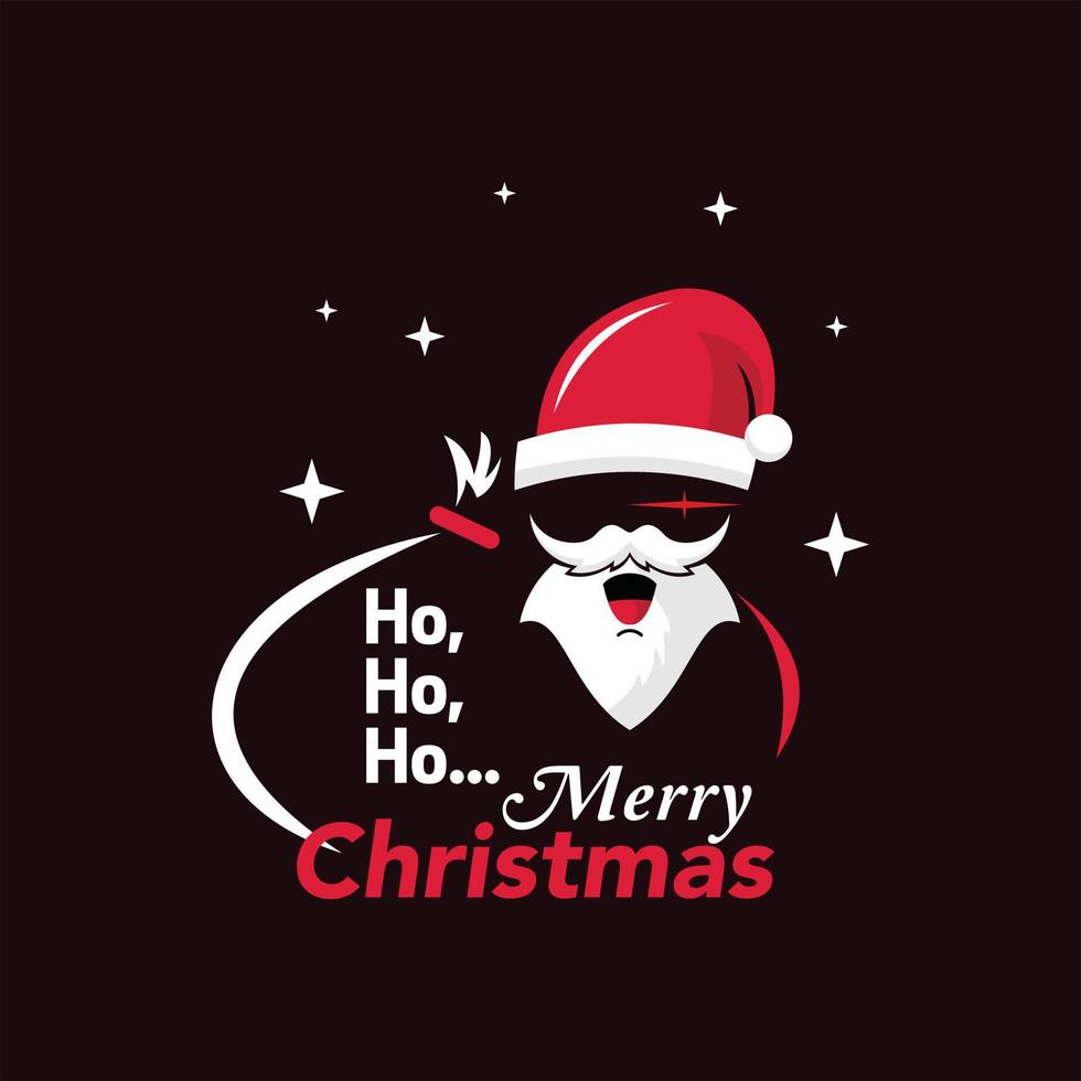 Santa Claus Graphic Design Element Idea vector