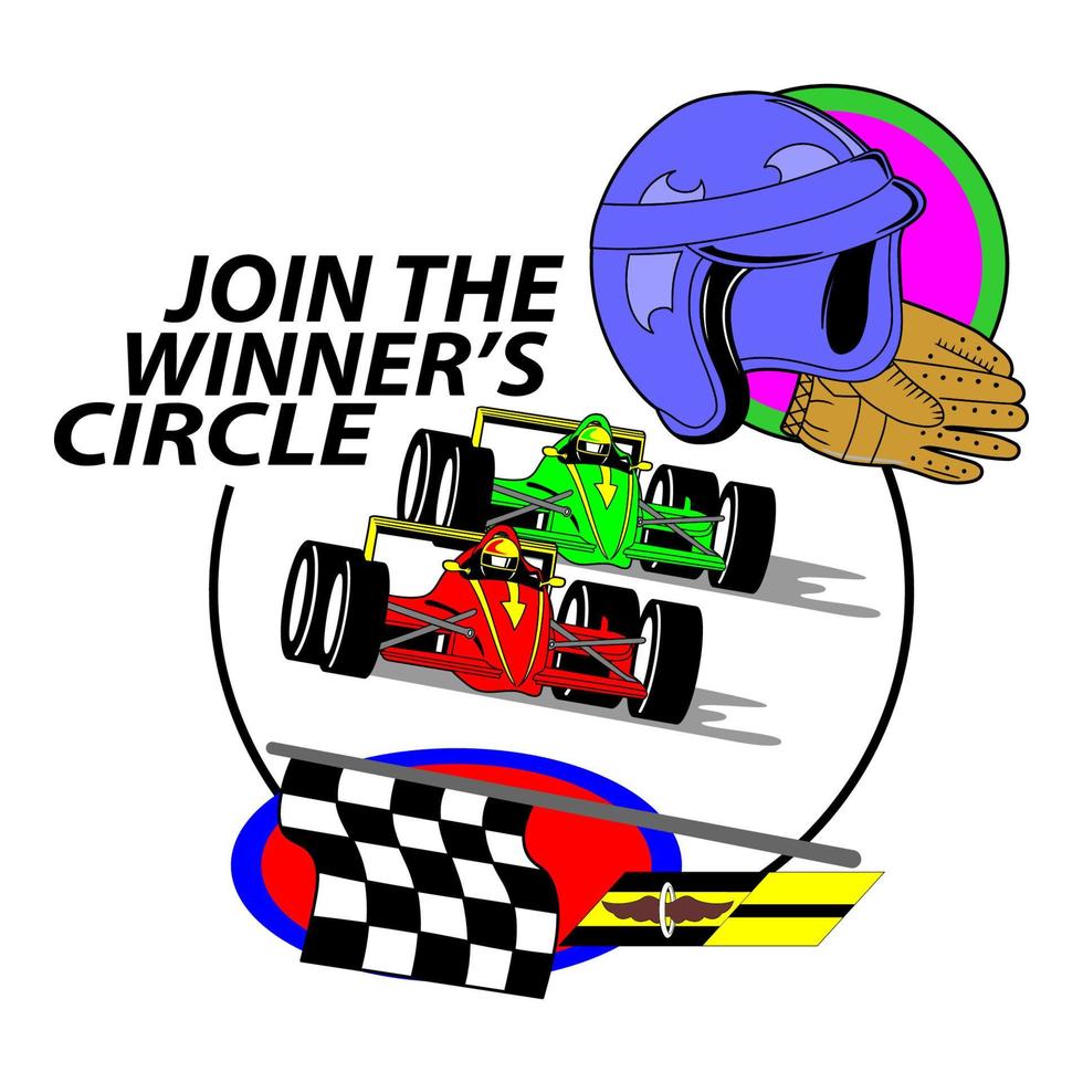 join the winners circle sticker 16219661 Vector Art at Vecteezy