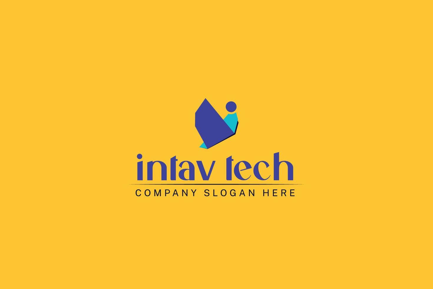 innovative logo technology company brand vector