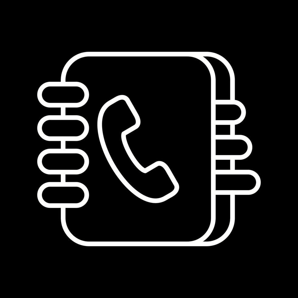 Contact Book Vector Icon