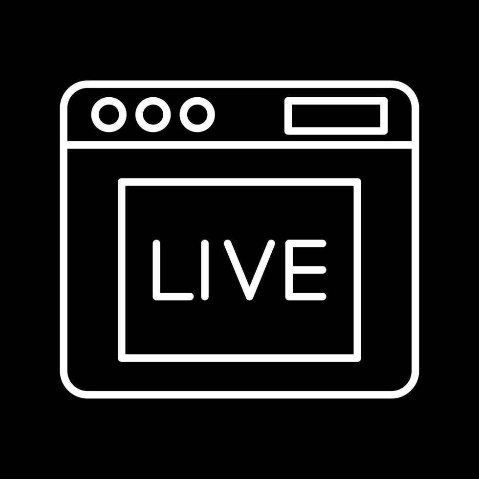 Live Vector Icon