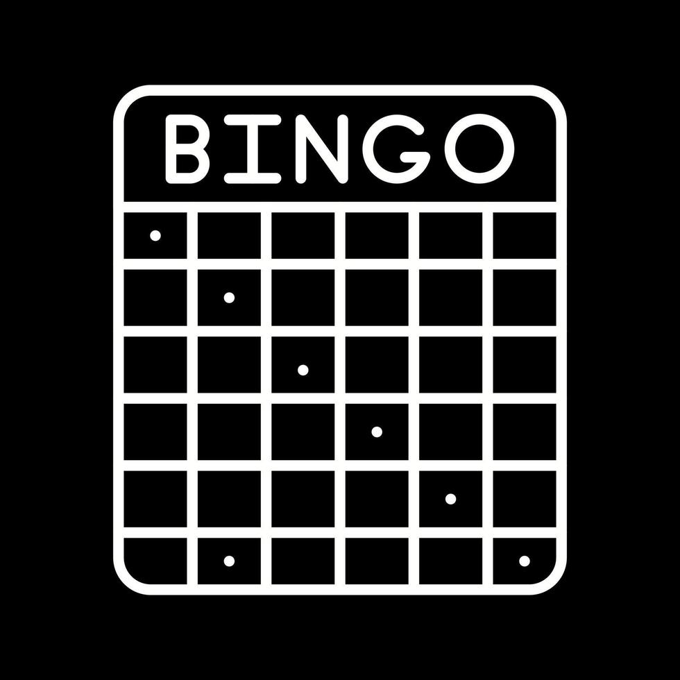 Bingo Vector Icon