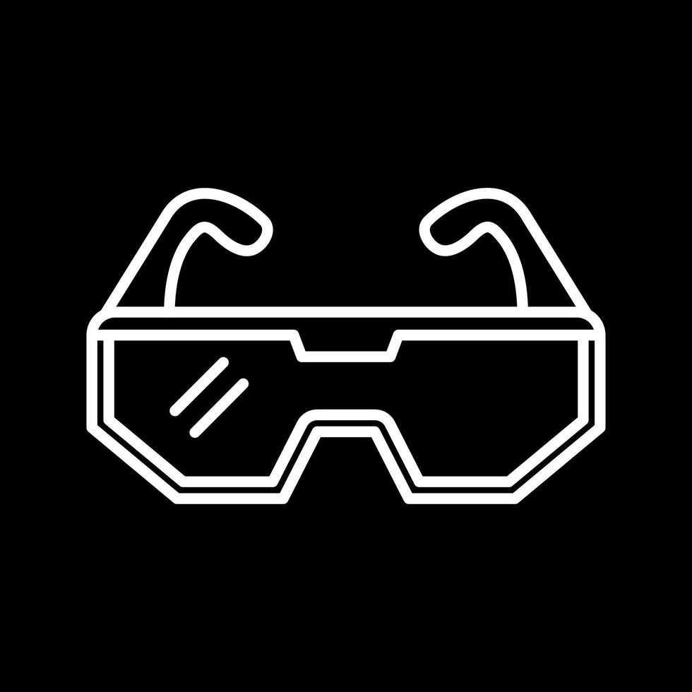 icono de vector de gafas