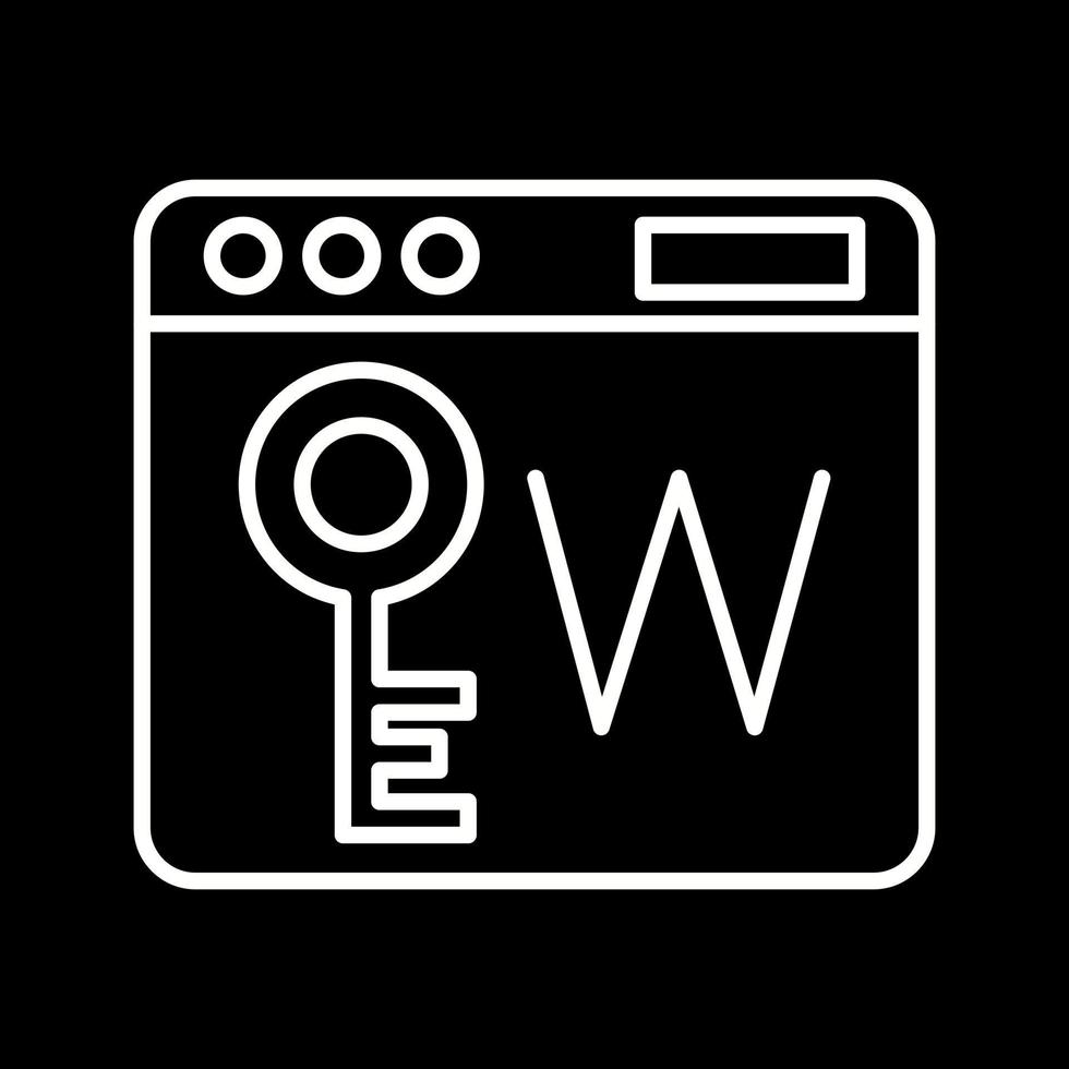 Keyworld Vector Icon