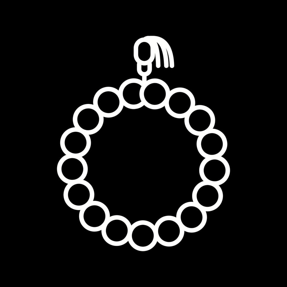 icono de vector de tasbih