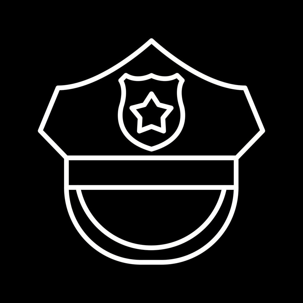 Police Hat Vector Icon