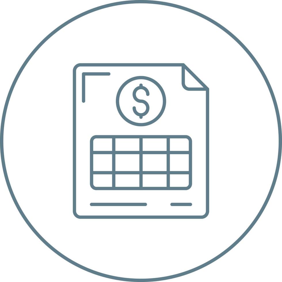 Invoice Vector Icon