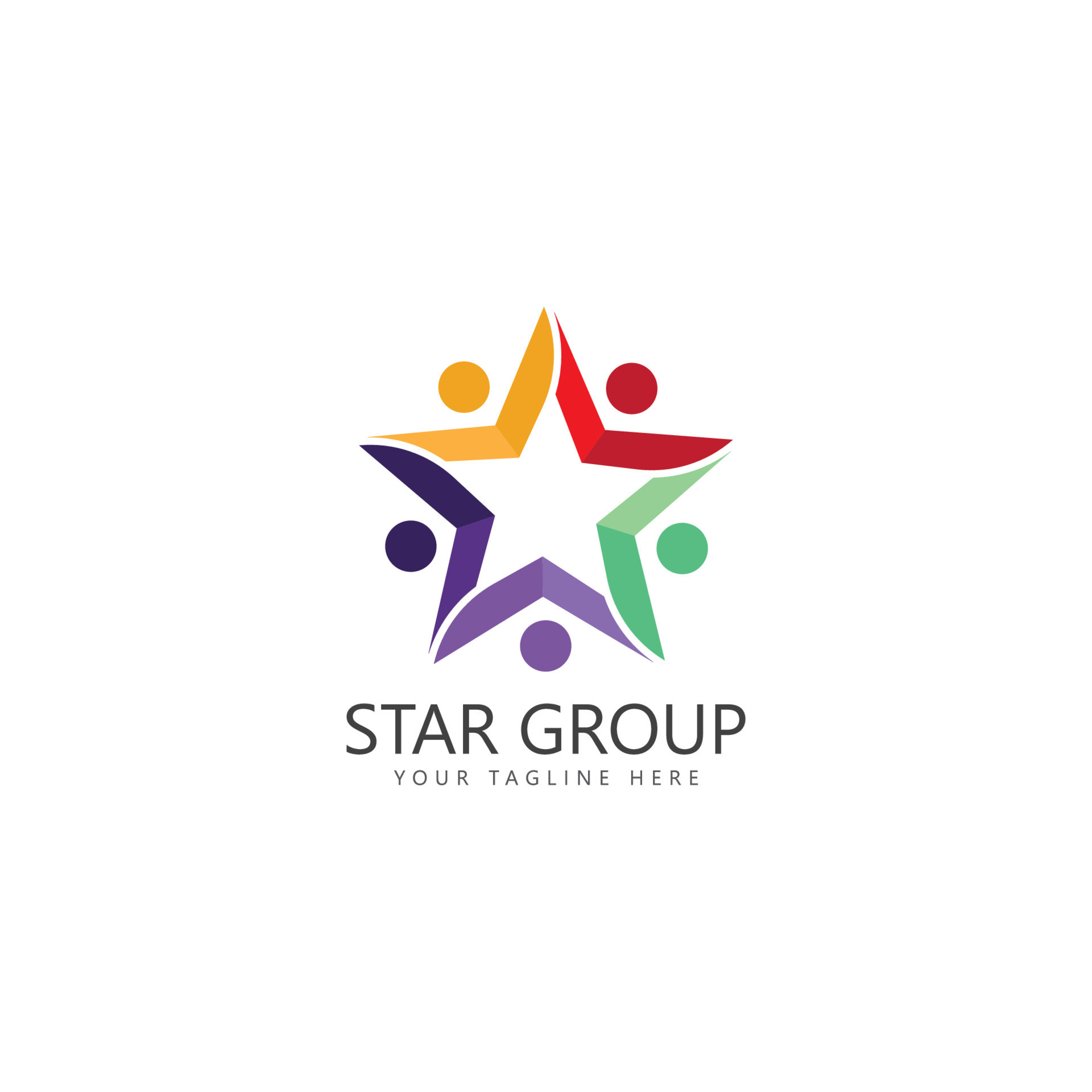 star group people logo design template 16220885 Vector Art at Vecteezy