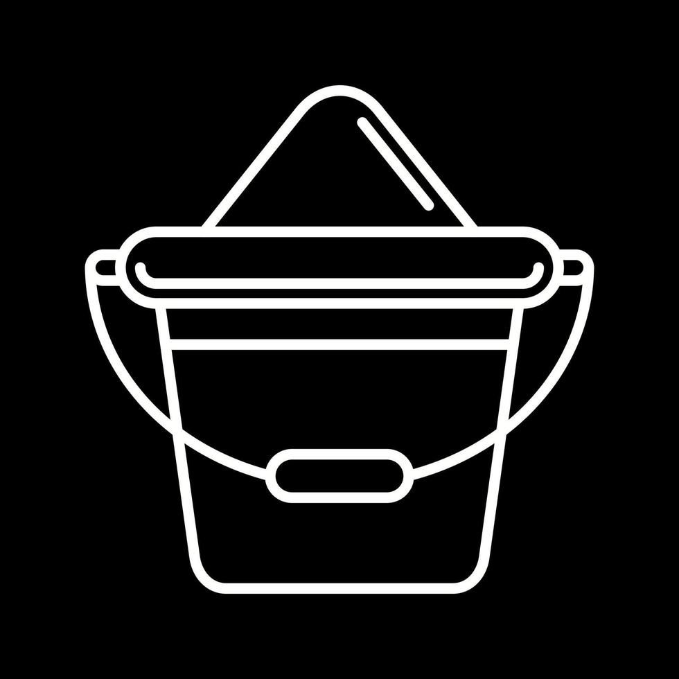 Sand Bucket Vector Icon