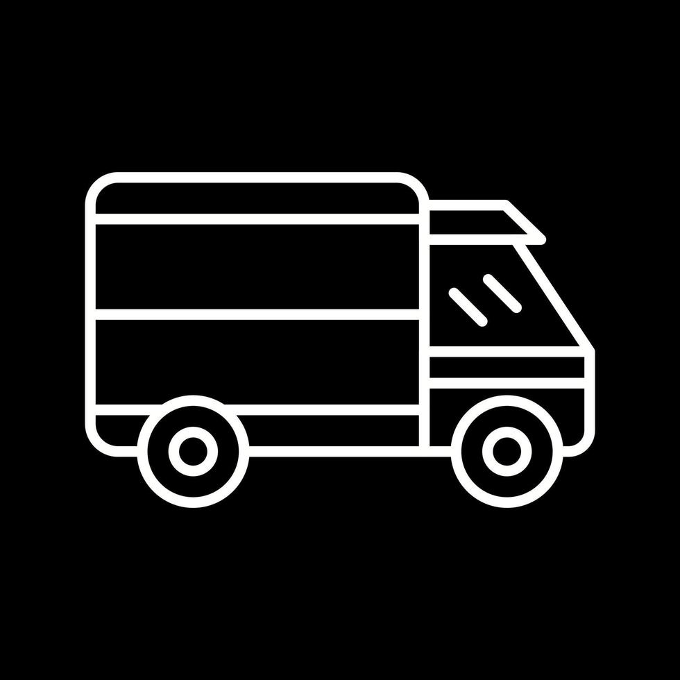 Delivery Van Outline Vector Art, Icons, and Graphics for Free Download