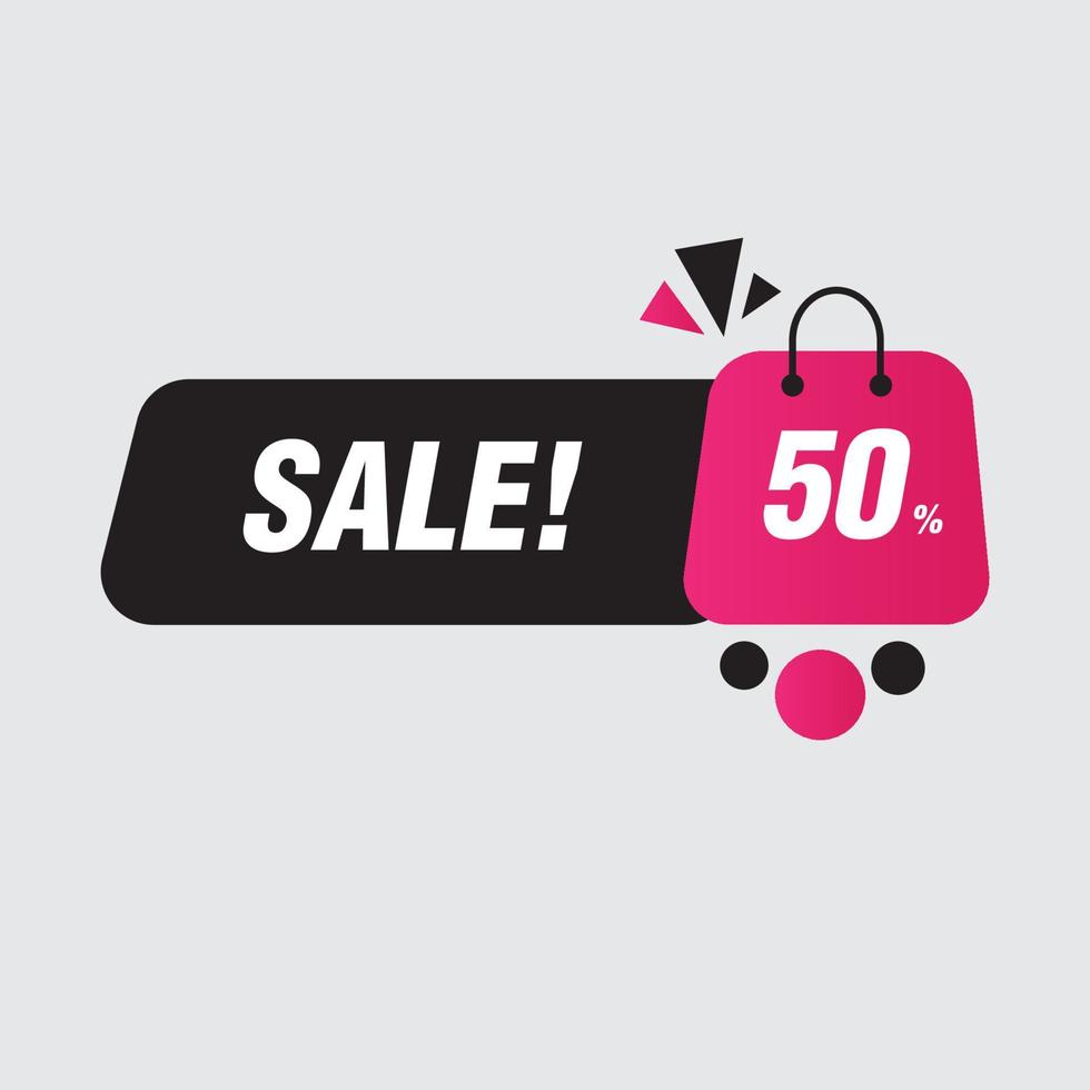 Sale Discount banner template design vector illustration