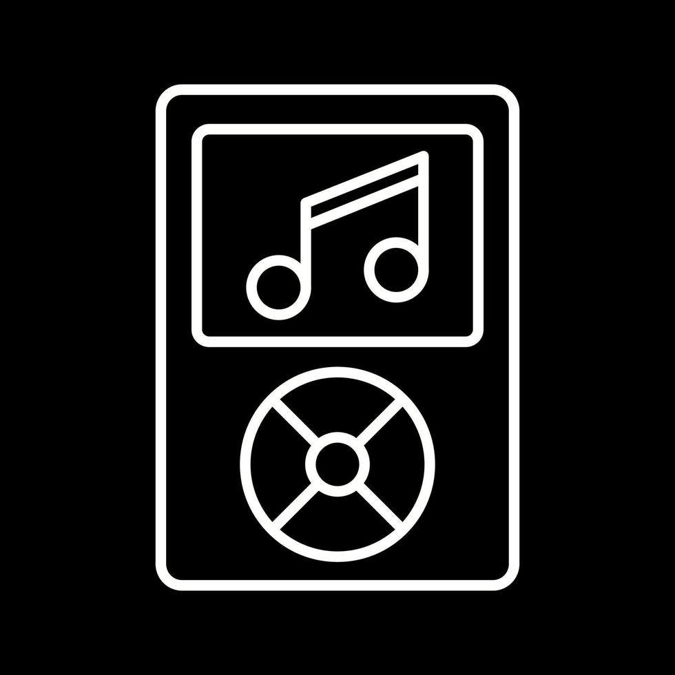 icono de vector de reproductor de música