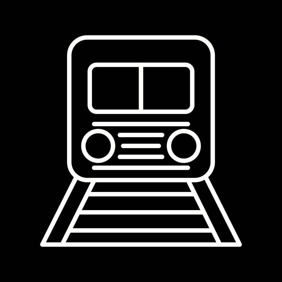 icono de vector de metro