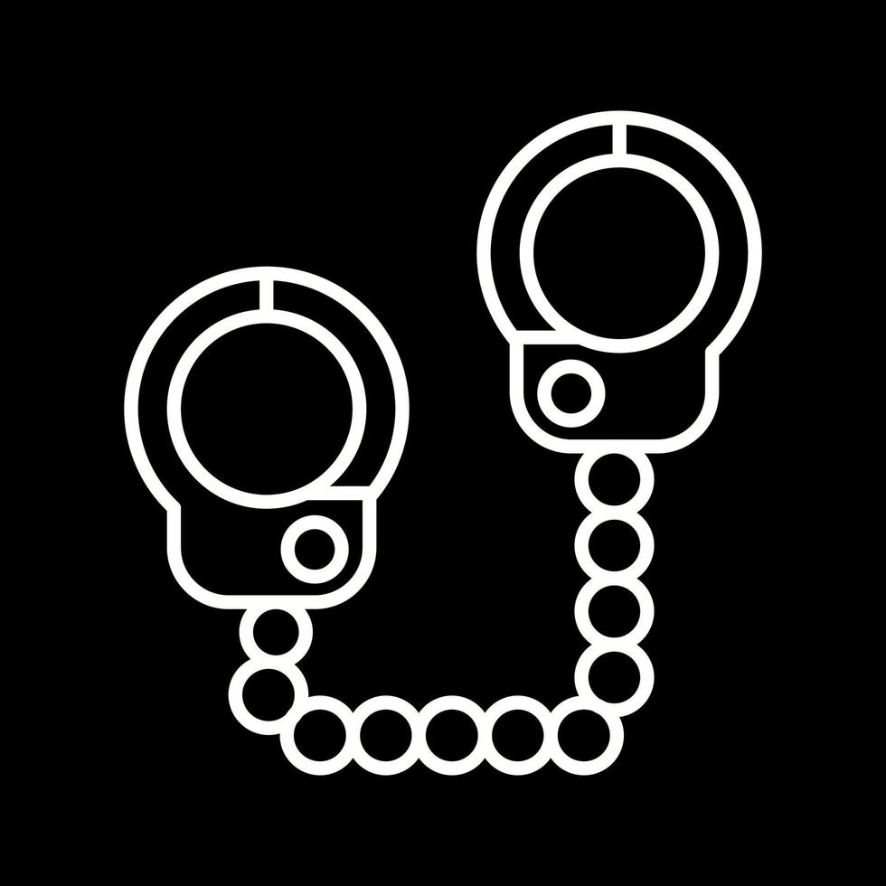 Police Handcuffs Vector Icon