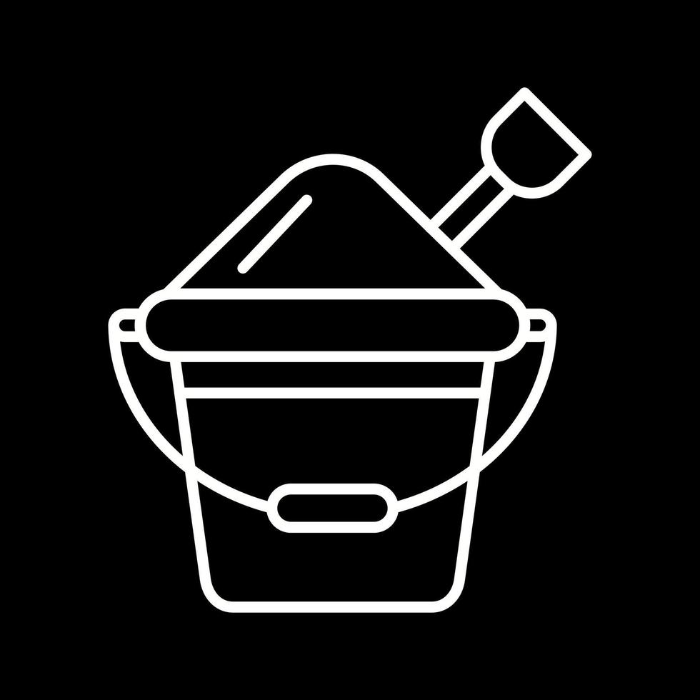 Sand Bucket Vector Icon