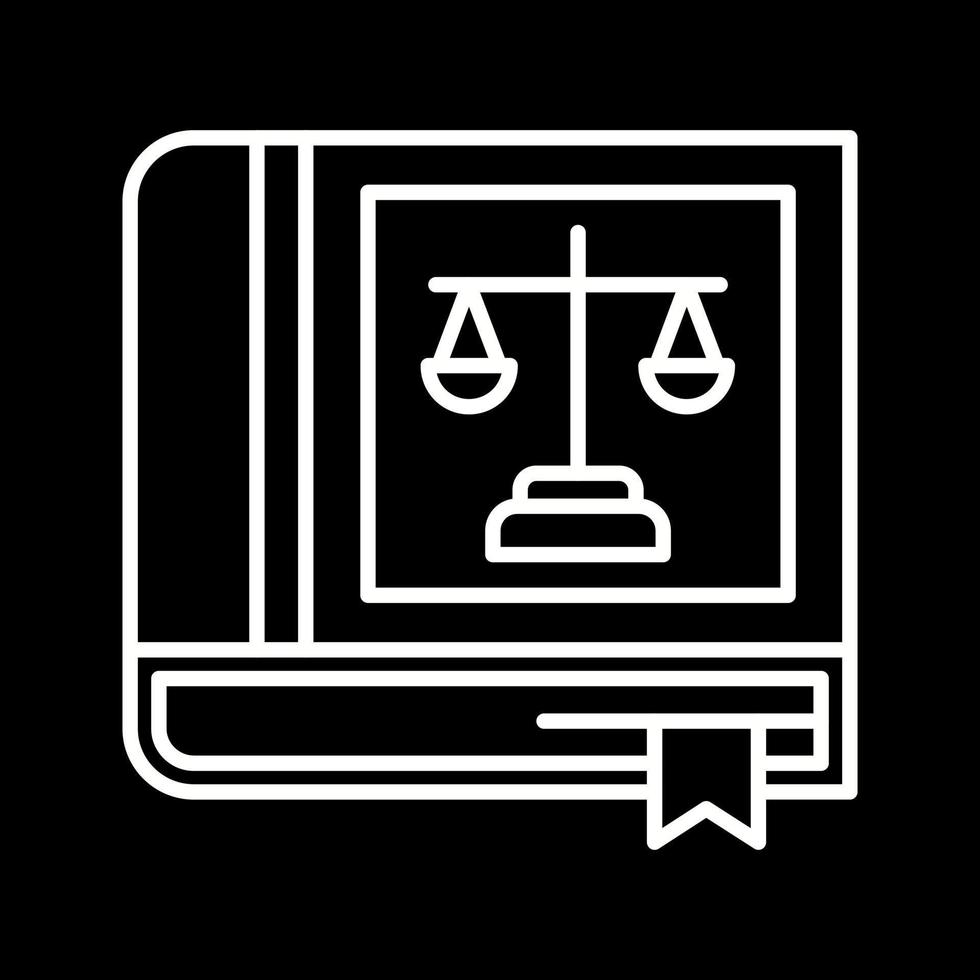 Law Book Vector Icon