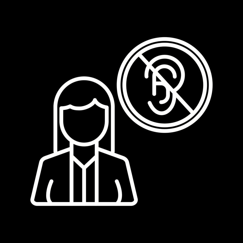 Deaf Vector Icon