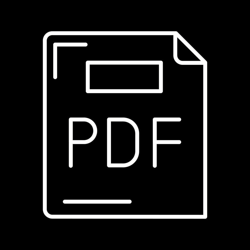 icono de vector de pdf