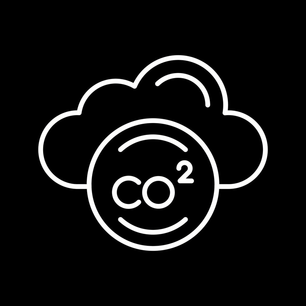 icono de vector de co2