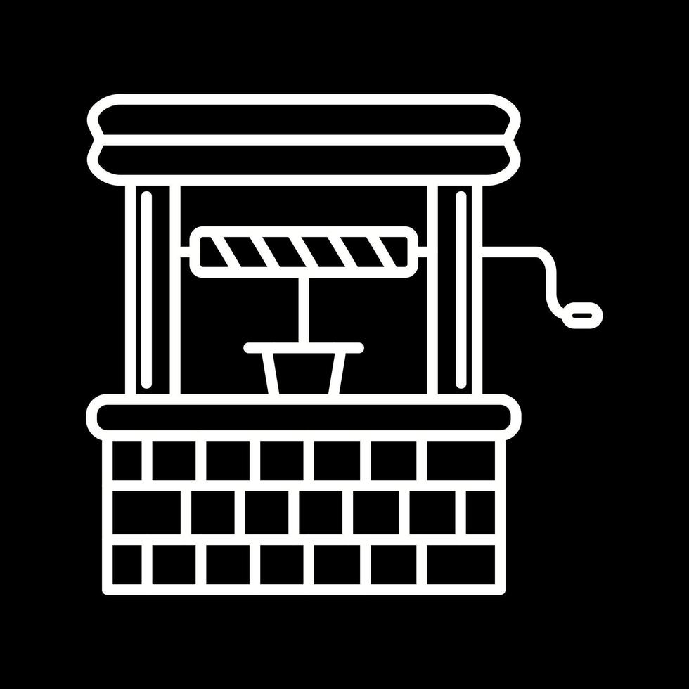 Water Well Vector Icon