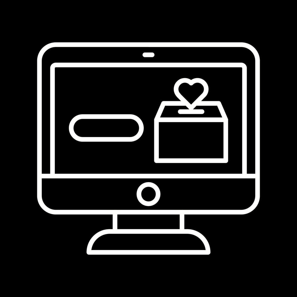 Online Donation Vector Icon