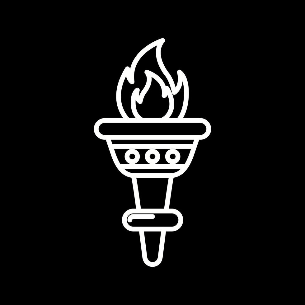 Torch Vector Icon