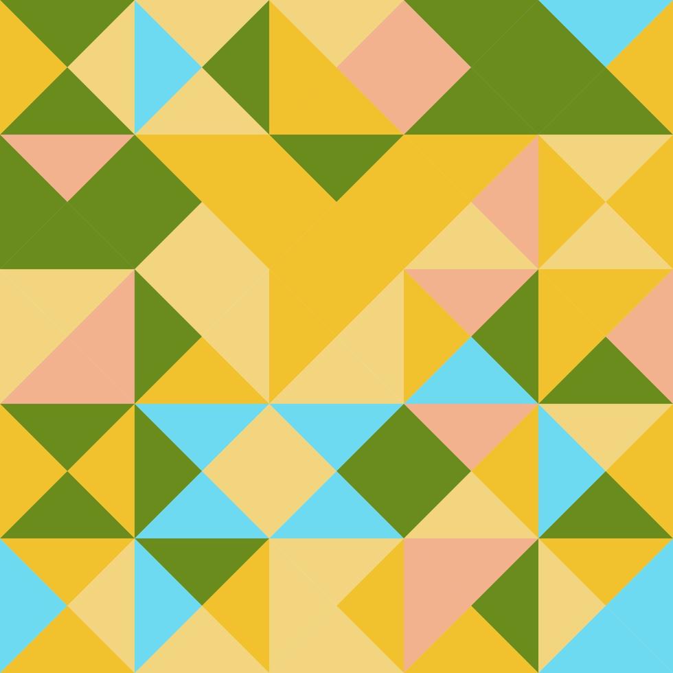 Geometric triangle seamless pattern vector