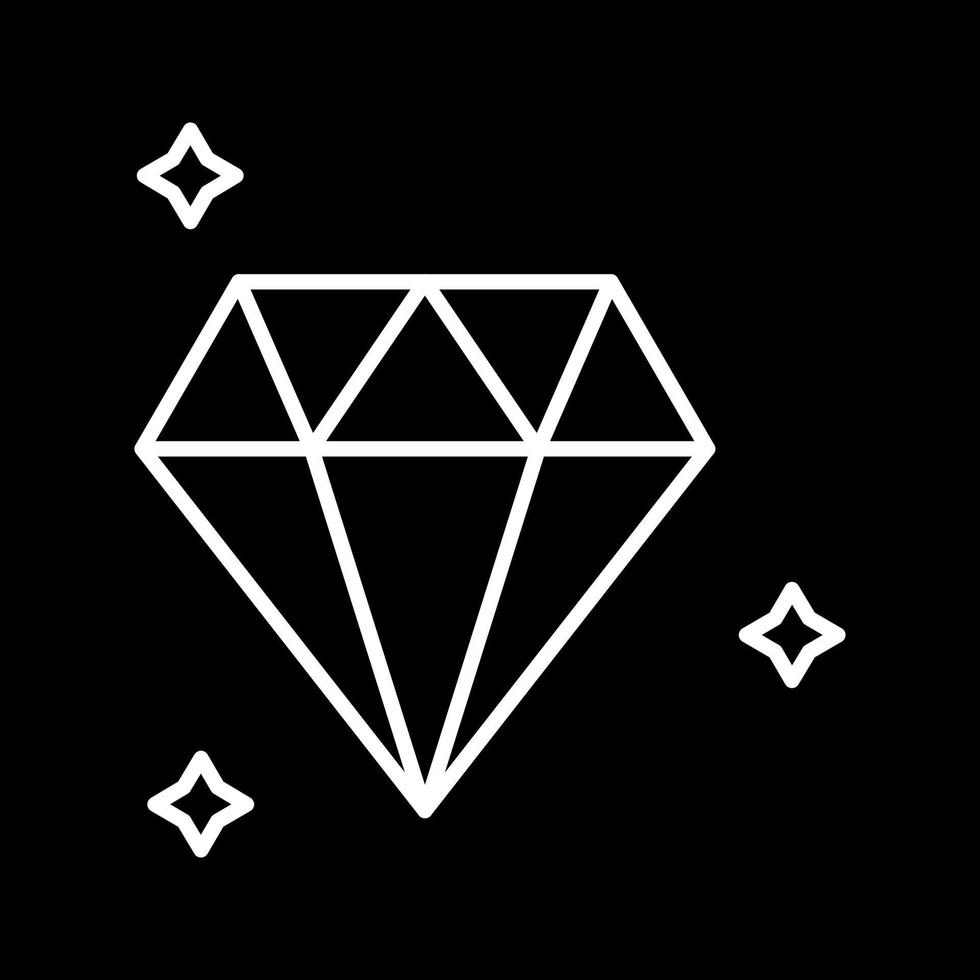 icono de vector de diamante