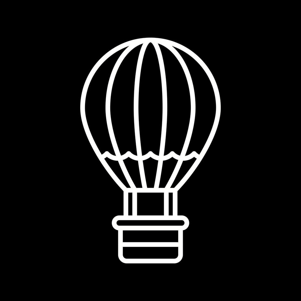 Hot Air Balloon Vector Icon