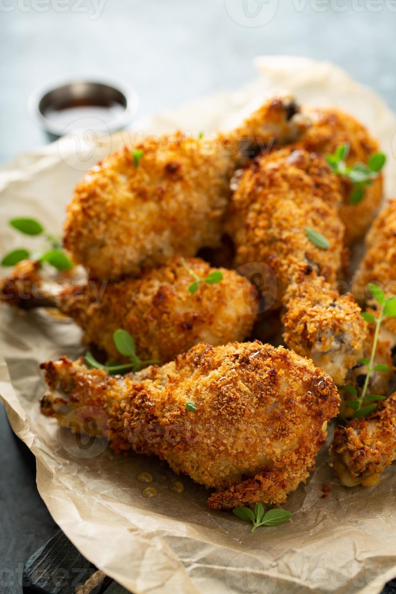Panko breaded fried chicken drumsticks 16222507 Stock Photo at Vecteezy