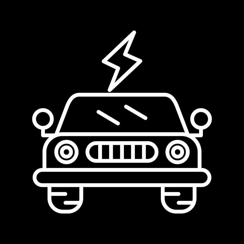 Electric Car Vector Icon