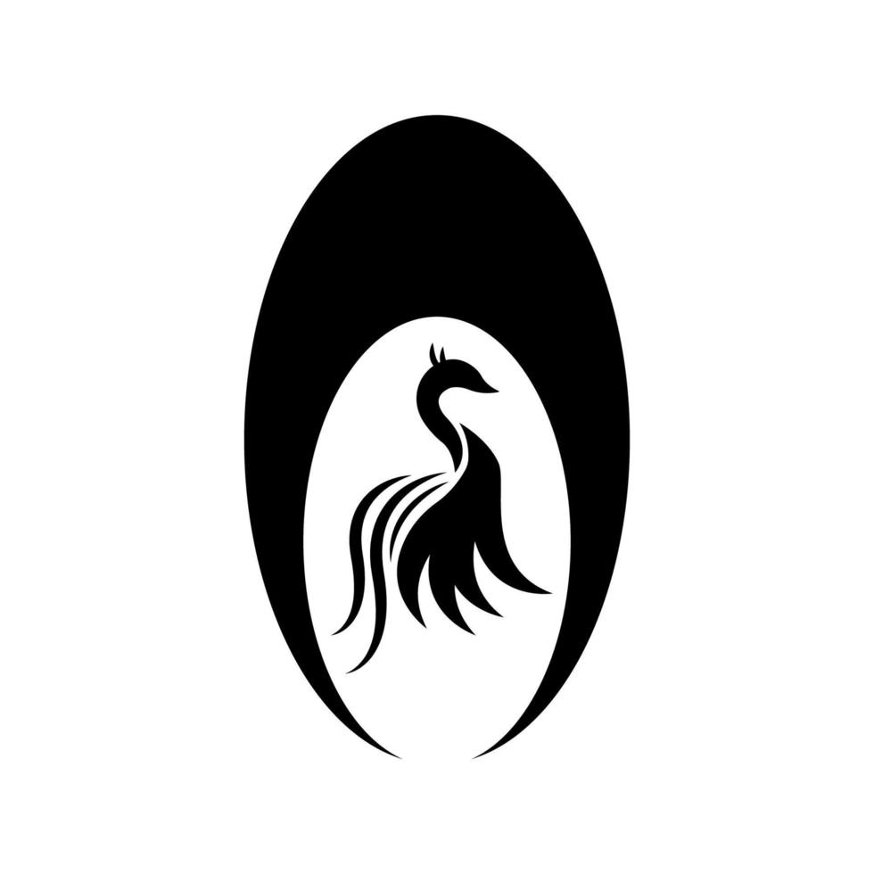 peacock icon illustration vector