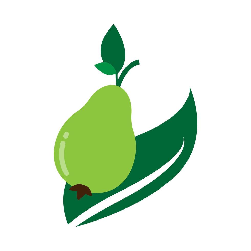 vector de ilustración de icono de guayaba