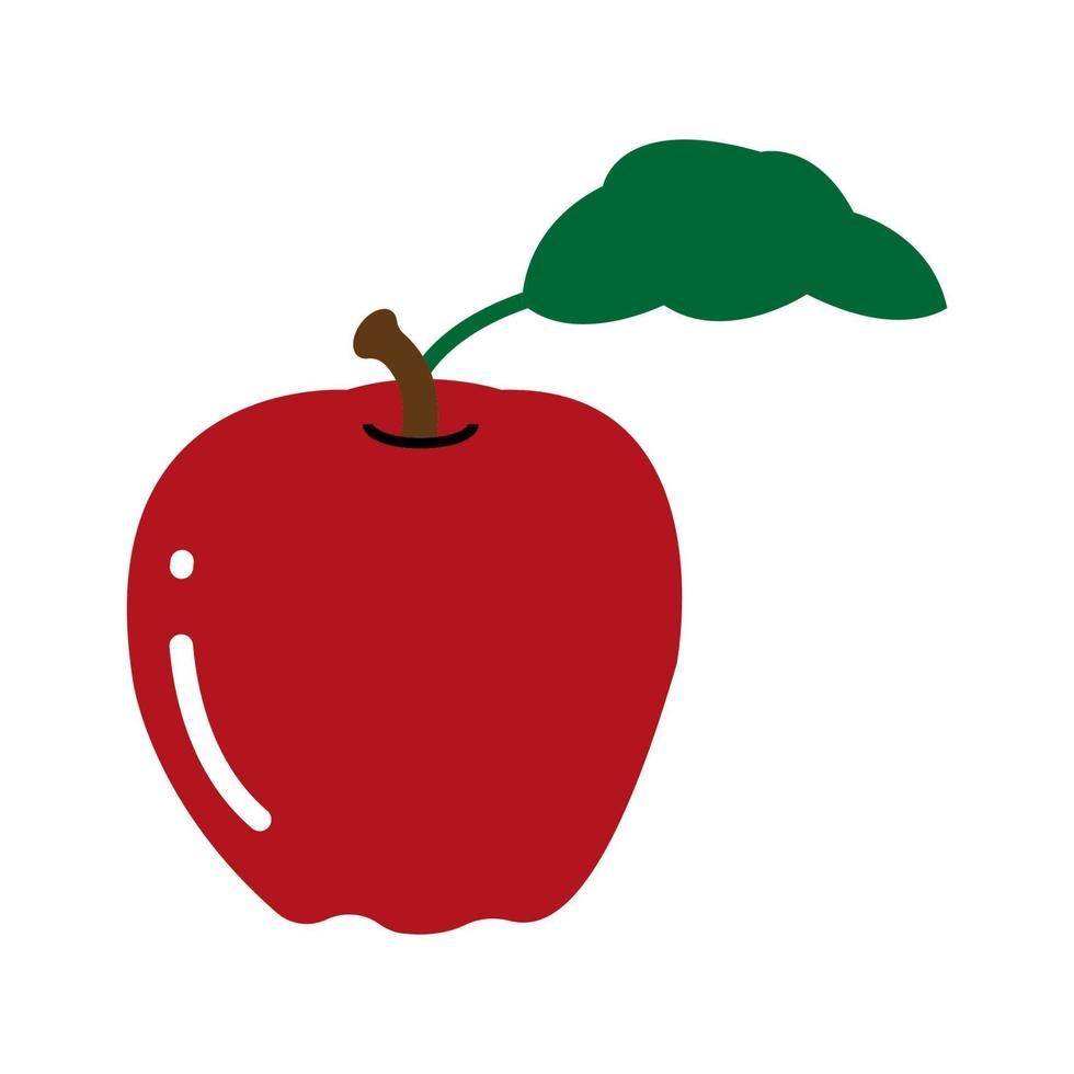 vector de ilustración de icono de manzana