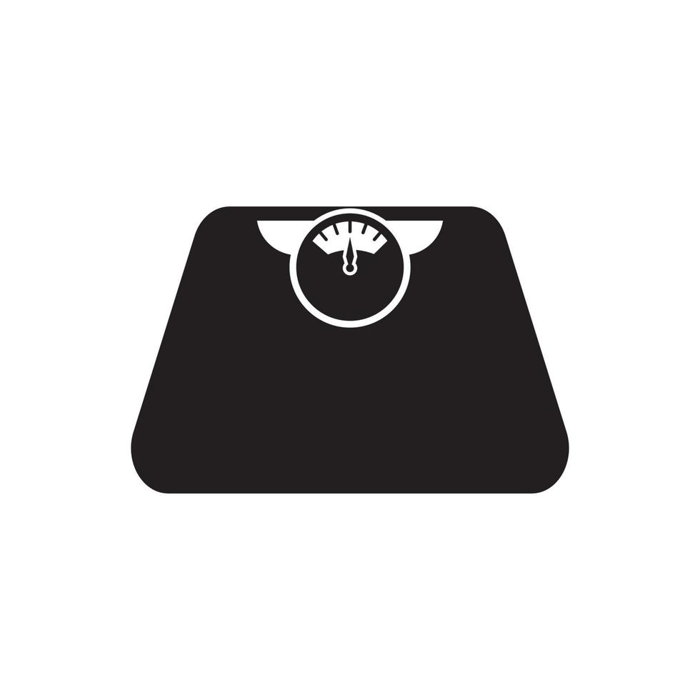 weighing vector icon illustration template
