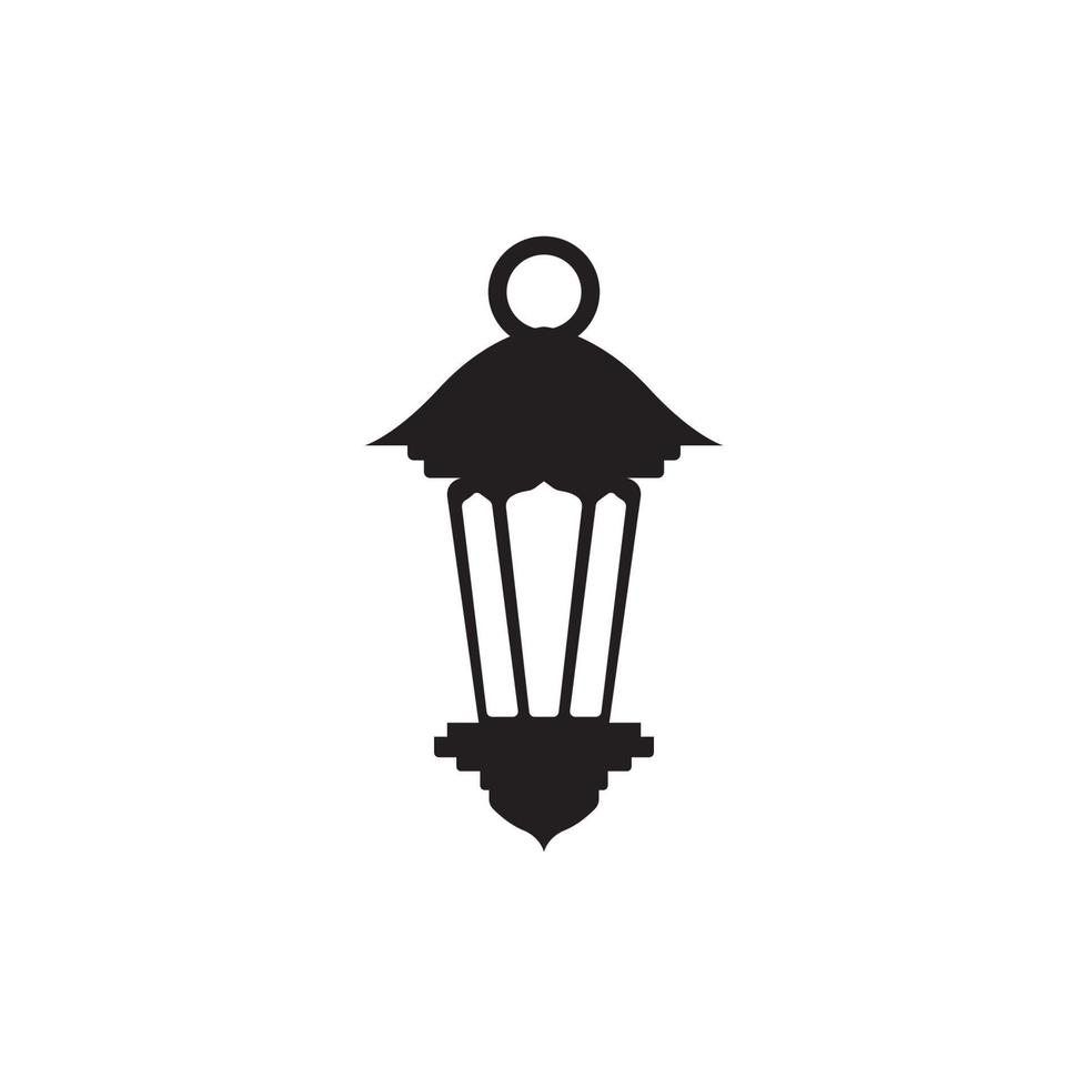 Fanoos Lantern background islam   logo simple vector icon illustration