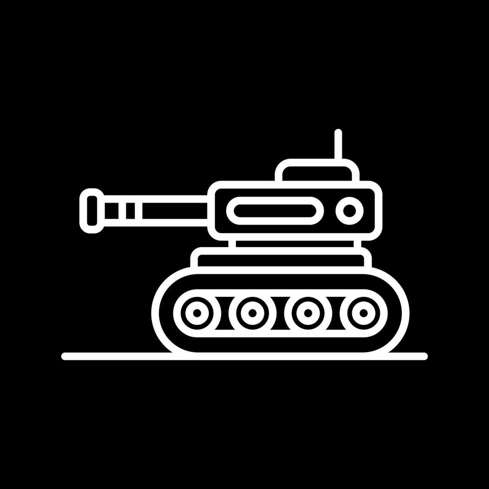 icono de vector de tanque