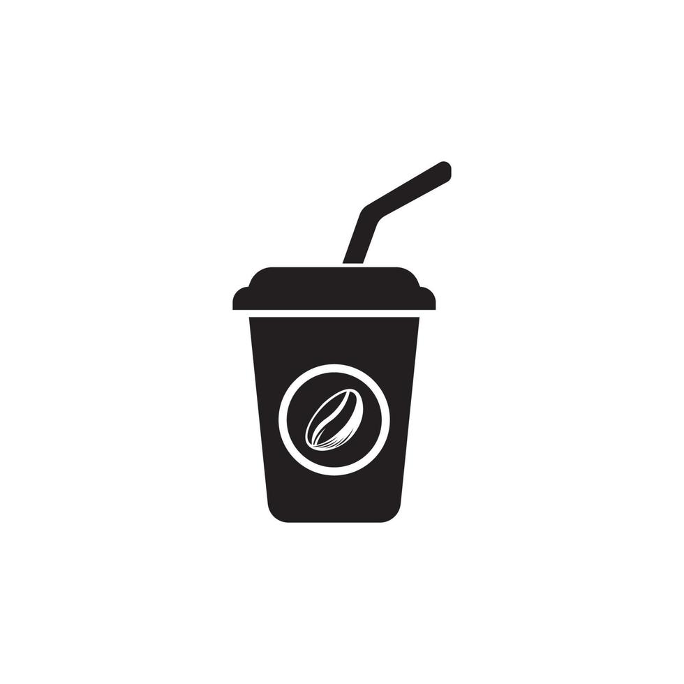 coffee cup icon. vector illustration logo