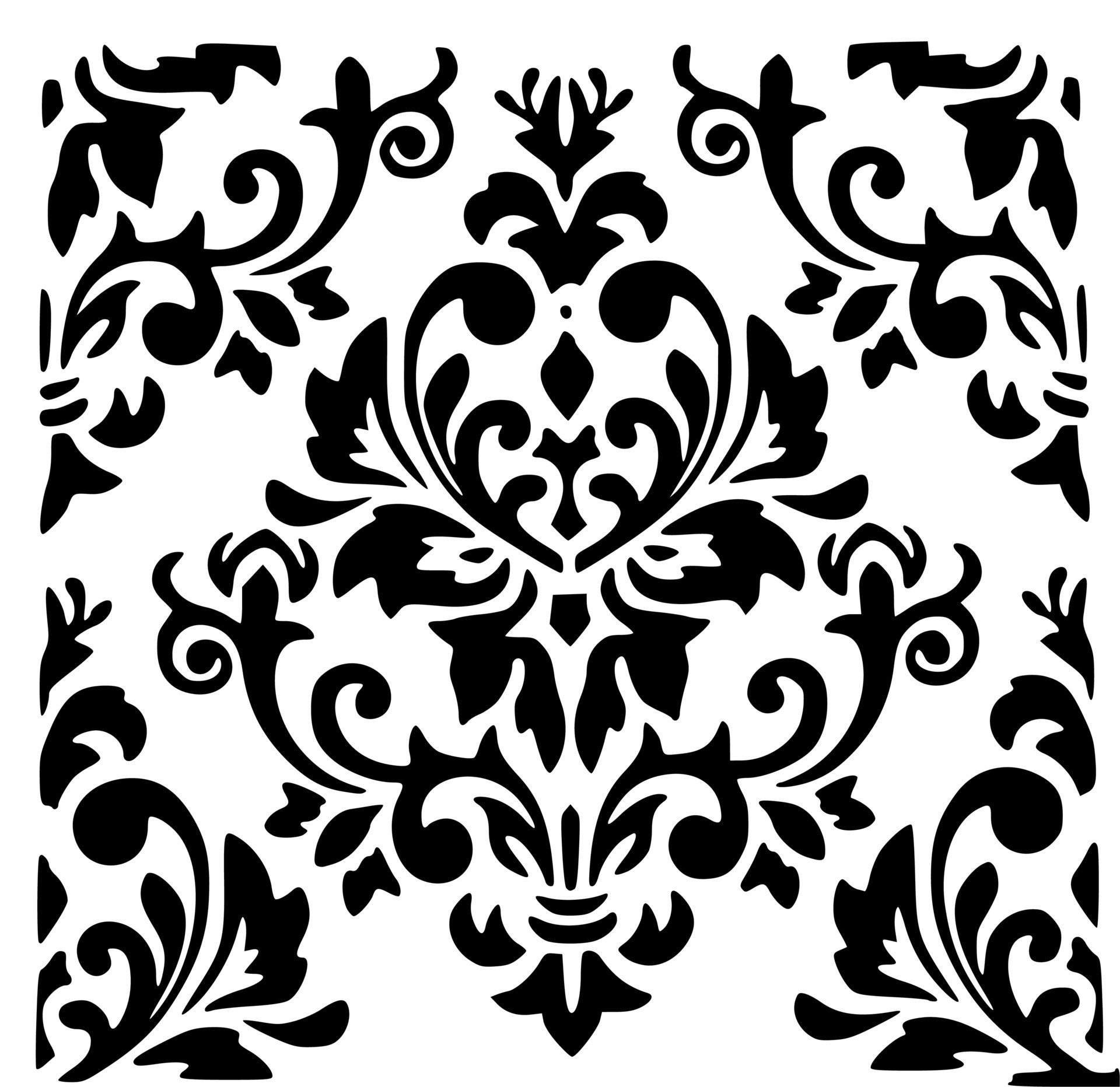 Black and white laser cut out designs 16222902 Vector Art at Vecteezy