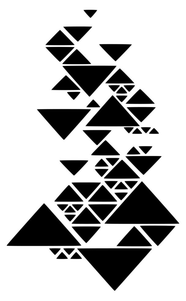 Black and white beautiful vector motifs