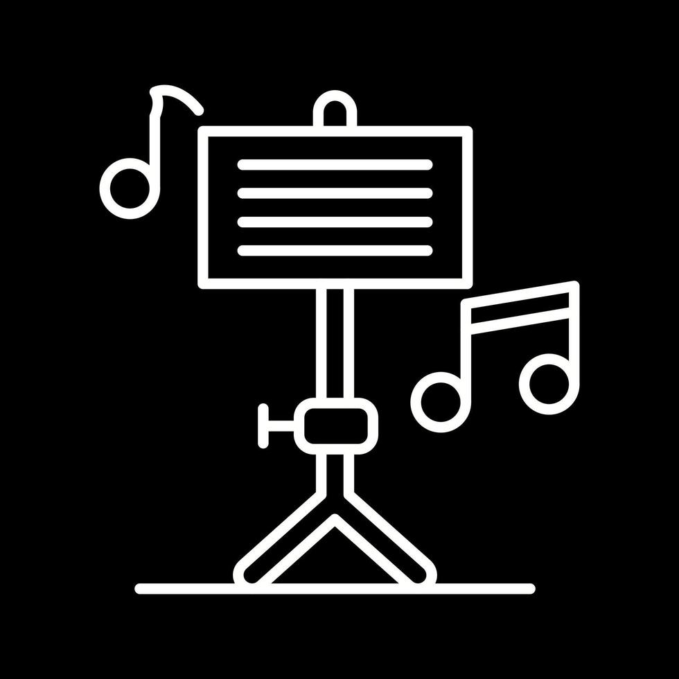 icono de vector de educación musical