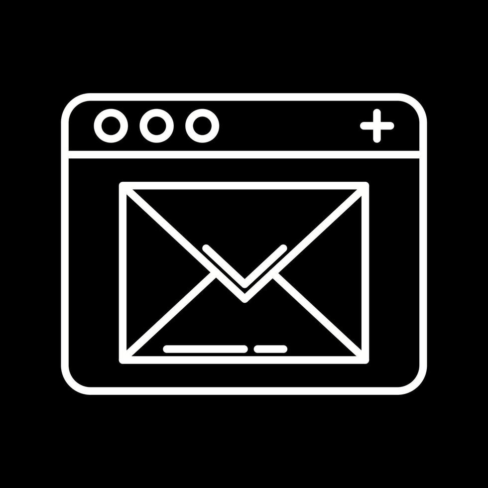 icono de vector de correo electrónico