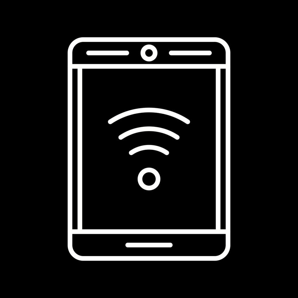 Phone With Signal Vector Icon