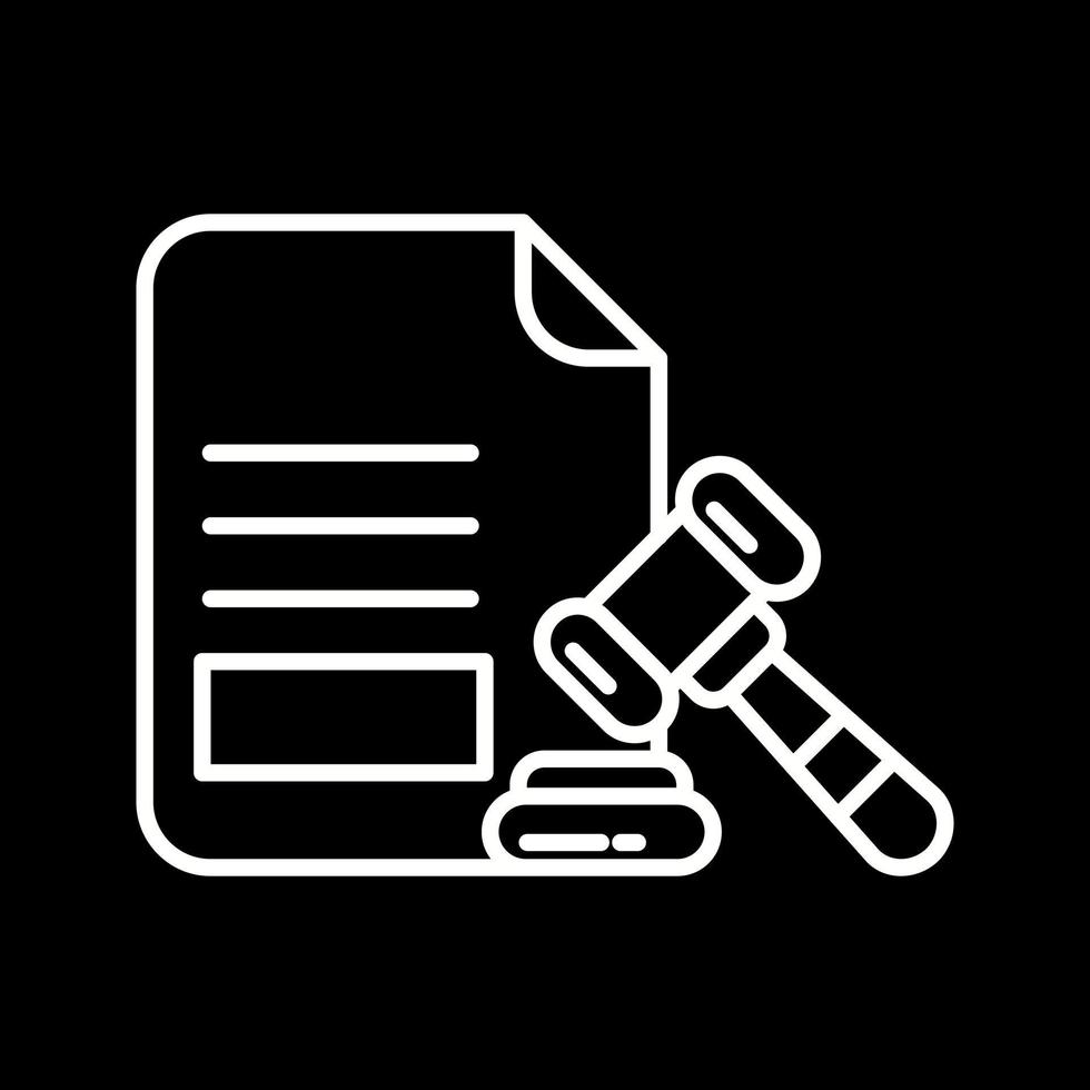 Legal Paper Vector Icon