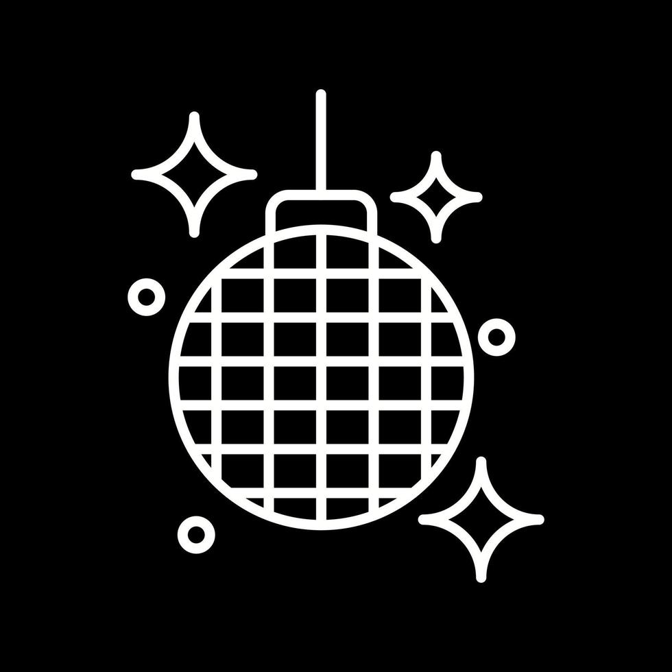 icono de vector de bola de discoteca